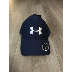 Under Armour Men's UA Blitzing 3.0 Stretch Fit Flex Size L - XL Cap Hat Navy NEW